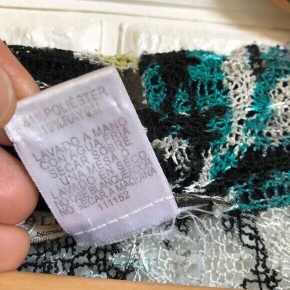 Alberto makali knit cardigan shawl w/ side button kimono Women’s XL - Picture 7 of 9